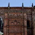Fachada de la Universidad de Salamanca, creada, como otras de Europa, a partir de las escuelas catedralicias fundadas por la Iglesia (foto: katiebordner)